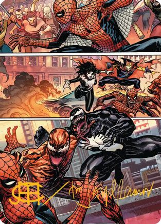 Maximum Carnage Art Card (Gold-Stamped Signature) (AASPM-046)