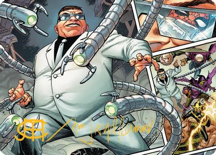 Doctor Octopus, Master Planner Art Card (48/54) (Gold-Stamped Signature) (AASPM-048)