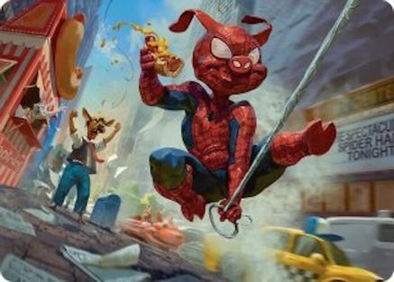 Spider-Ham, Peter Porker Art Card (AASPM-019)