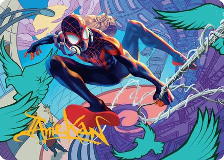 Spider-Man, Brooklyn Visionary Art Card (Gold-Stamped Signature) (AASPM-020)