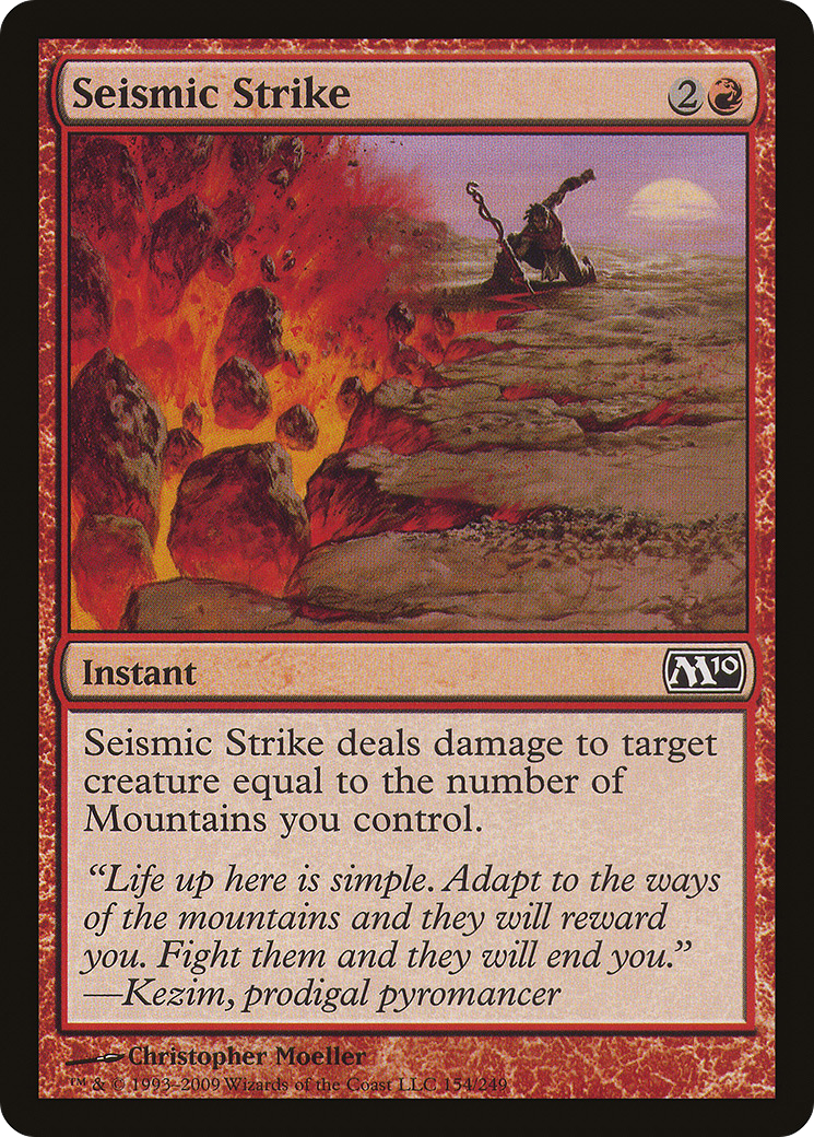 Seismic Strike (M10-154) (Foil)