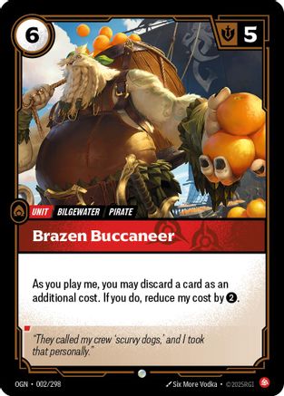 Brazen Buccaneer (OGN-002) (Foil)