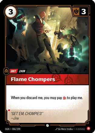 Flame Chompers (OGN-006) (Foil)