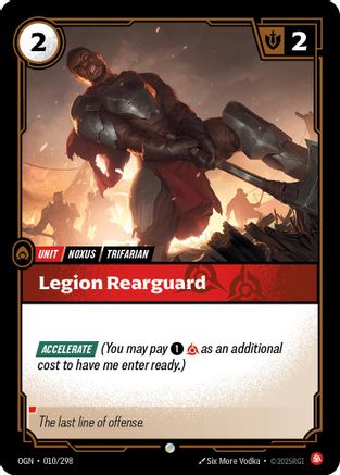 Legion Rearguard (OGN-010) (Foil)
