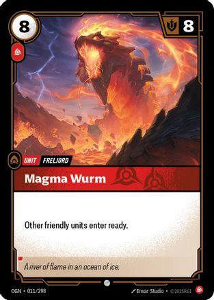 Magma Wurm (OGN-011) (Foil)