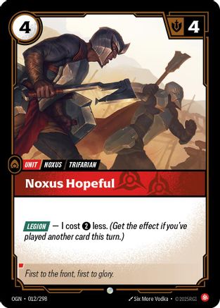 Noxus Hopeful (OGN-012) (Foil)