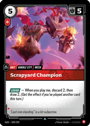 Scrapyard Champion (OGN-020) (Foil)