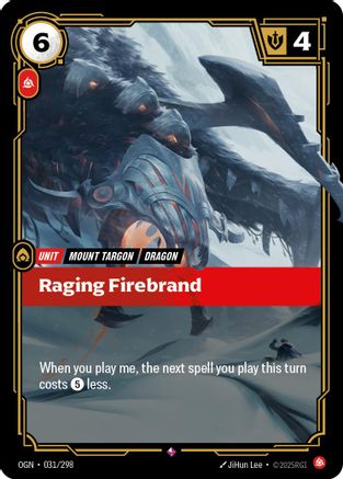Raging Firebrand (OGN-031) (Foil)