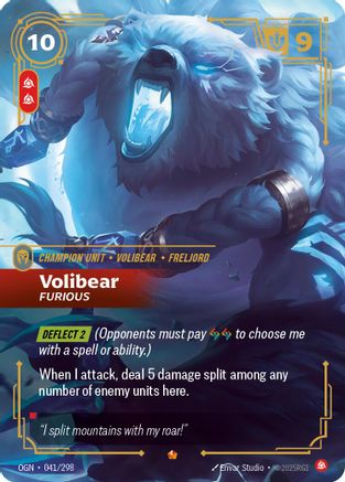 Volibear - Furious (OGN-041) (Foil)