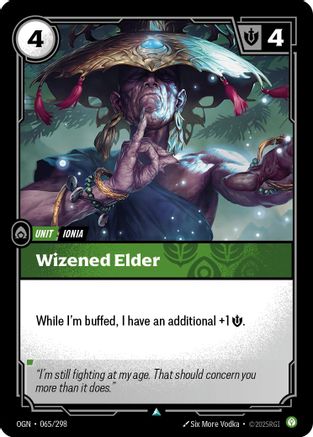 Wizened Elder (OGN-065) (Foil)
