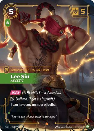 Lee Sin - Ascetic (OGN-078) (Foil)