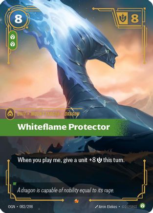 Whiteflame Protector (OGN-082) (Foil)