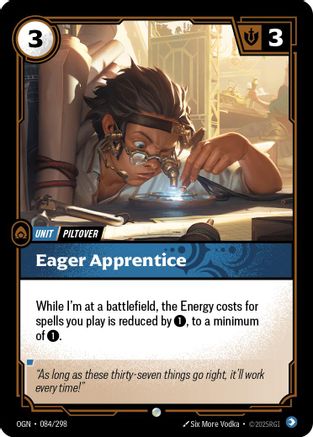 Eager Apprentice (OGN-084) (Foil)