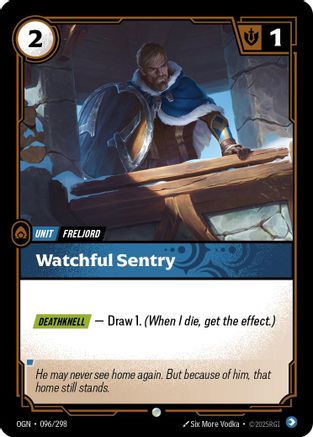Watchful Sentry (OGN-096) (Foil)