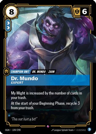Dr. Mundo - Expert (OGN-109) (Foil)