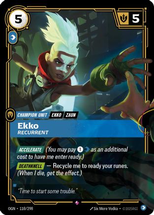 Ekko - Recurrent (OGN-110) (Foil)