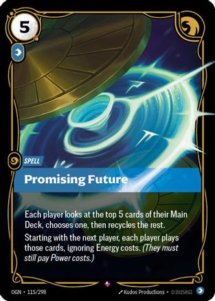 Promising Future (OGN-115) (Foil)
