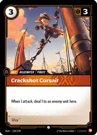 Crackshot Corsair (OGN-130) (Foil)