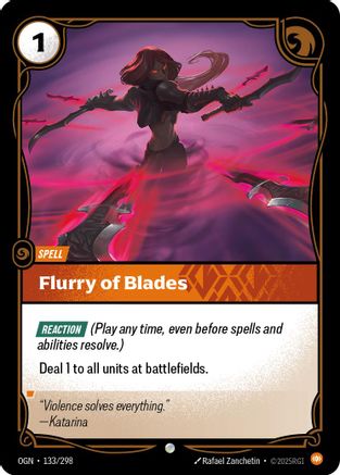 Flurry of Blades (OGN-133) (Foil)