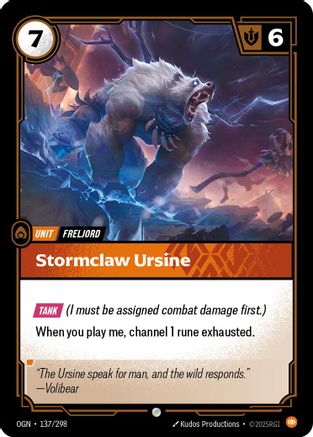 Stormclaw Ursine (OGN-137) (Foil)