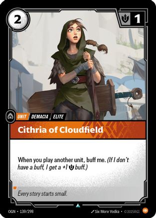 Cithria of Cloudfield (OGN-139) (Foil)