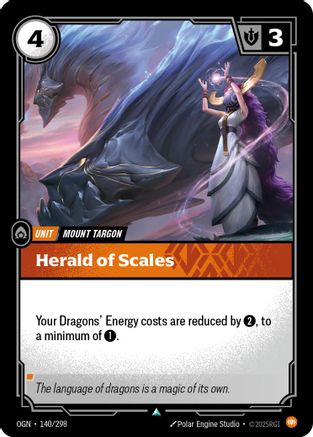 Herald of Scales (OGN-140) (Foil)