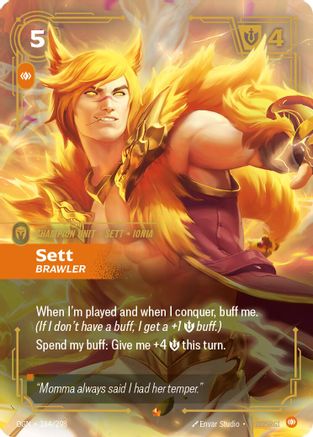 Sett - Brawler (OGN-164) (Foil)