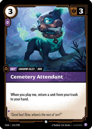 Cemetery Attendant (OGN-165) (Foil)