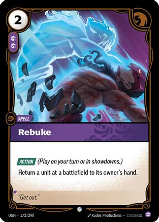 Rebuke (OGN-172) (Foil)