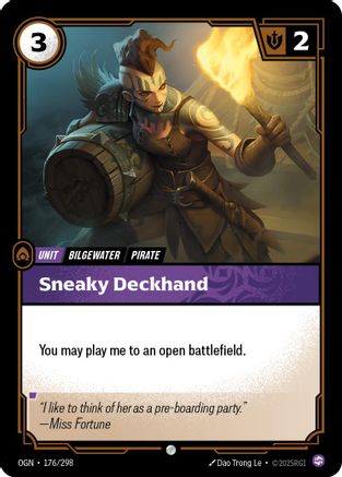 Sneaky Deckhand (OGN-176)