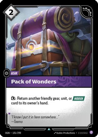 Pack of Wonders (OGN-181) (Foil)