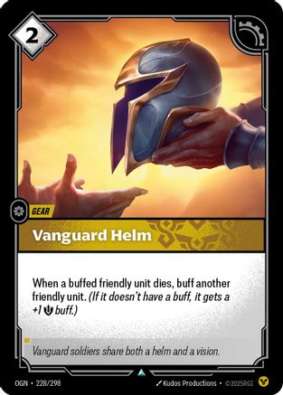 Vanguard Helm (OGN-228) (Foil)