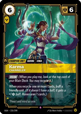 Karma - Channeler (OGN-235) (Foil)
