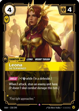 Leona - Determined (OGN-238) (Foil)