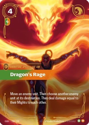 Dragon's Rage (OGN-258) (Foil)