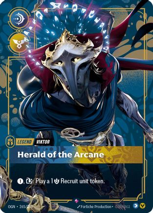Viktor - Herald of the Arcane (OGN-265) (Foil)