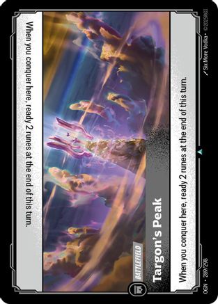 Targon's Peak (OGN-289) (Foil)