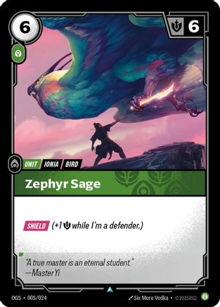 Zephyr Sage (OGS:PG-005) (Foil)