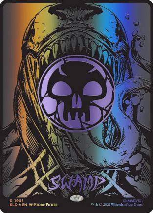 Swamp (1952) (Raised Foil) (SLD-1952) (Full Art)