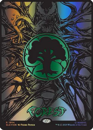 Forest (1954) (Raised Foil) (SLD-1954) (Full Art)