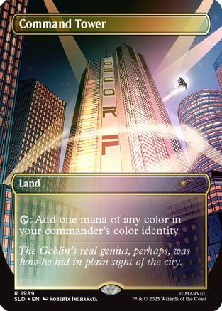 Command Tower (1989) (Rainbow Foil) (SLD-1989)