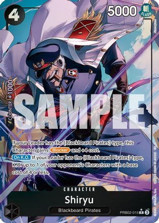 Shiryu (Alternate Art) (PRB02-015) (Foil)