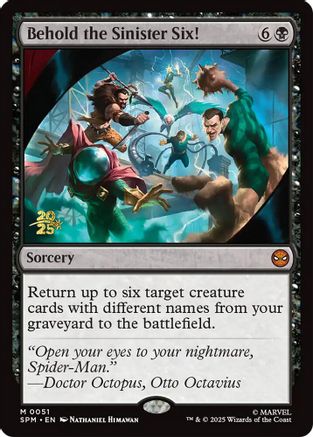 Behold the Sinister Six! (PRE-051) (Foil)