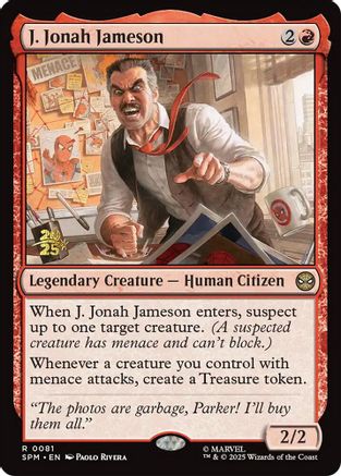 J. Jonah Jameson (PRE-081) (Foil)