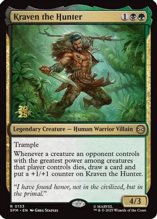 Kraven the Hunter (PRE-133) (Foil)