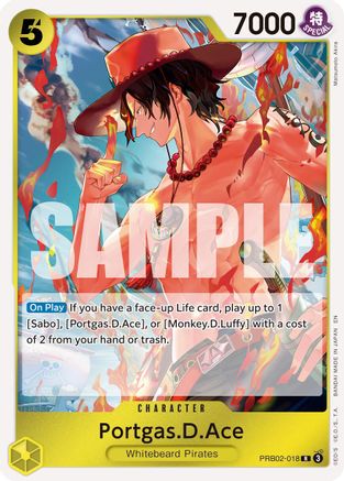 Portgas.D.Ace - PRB02-018 (PRB02-018) (Foil)
