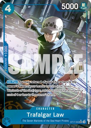 Trafalgar Law - ST17-002 (Alternate Art) (ST17-002) (Foil)