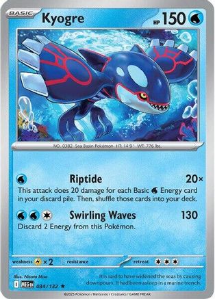 Kyogre (MEG-034) (Holofoil)
