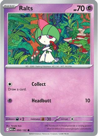 Ralts (MEG-058) (Reverse Holofoil)