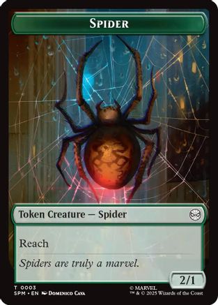 Spider // Food Double-Sided Token (SPM-3 // 5)